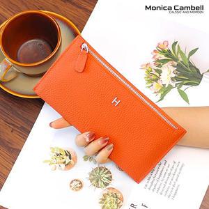 모니카캠벨 프리미엄 소가죽 H 여성장지갑 동전지갑 파우치 MW431