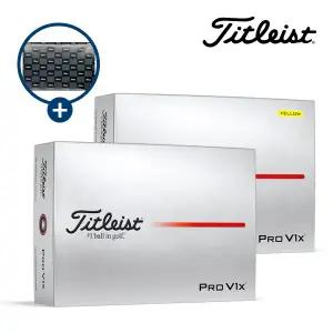 타이틀리스트 선물포장 PRO V1X 4피스 골프공 12구 프로브이원엑스
