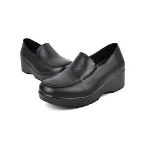 [재입고] 딕슈 여성 소가죽 통굽 키높이 기본 로퍼 SN1LFWA997