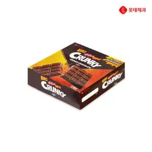 롯데 빅크런키 초콜릿 82g x 8개 / 초코렛 BIG