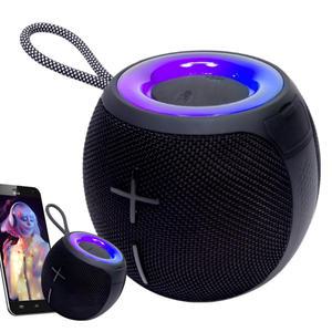 블루투스V5.3 RGB 사운드볼 스피커 핸즈프리 통화 TF카드 재생 생활방수 TWS 2대 연결 가능 스트랩 탑재