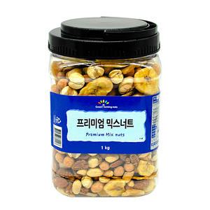 굿모닝너츠 프리미엄 믹스넛 실속용 1통/총1kg내외