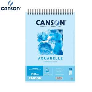 CANSON 리뉴얼 캔손 엠보싱수채화전용스케치북 200g A4 21x29.7cm 30매