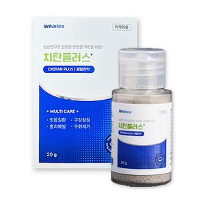 화이니카 치탄플러스 분말치약 20g 1개 구강청정 충치예방 구취제거