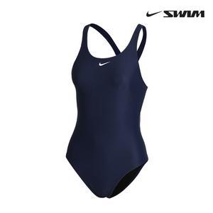 [나이키] NIKE 스윔 앤서 솔리드 패스트백 하이컷 여성 원피스 수영복 NESS8370-440