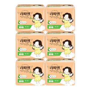 라파엘 팬티라이너 롱 20P X 6팩
