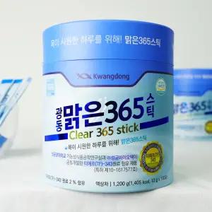 광동 맑은 365 스틱  기관지 목 관리 목에 좋은차 12g x 100포 1통