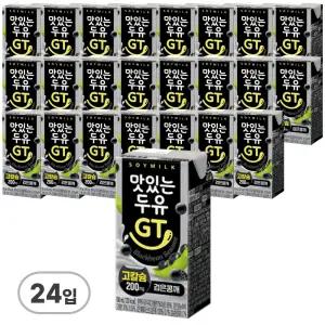 맛있는 두유 GT 고칼슘 검은콩깨 190ml 24입