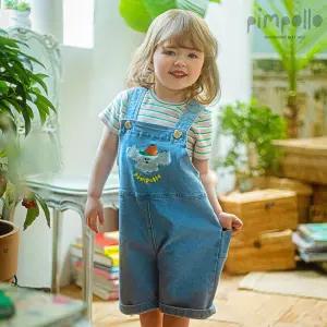 [삠뽀요] 뉴진스멜빵데님팬츠