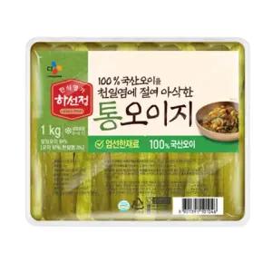 하선정 통오이지 1kg (냉장포장)