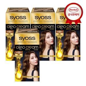 갤러리아 사이오스 올레오크림 새치염색약 3-B 글로시베이지 x 4개
