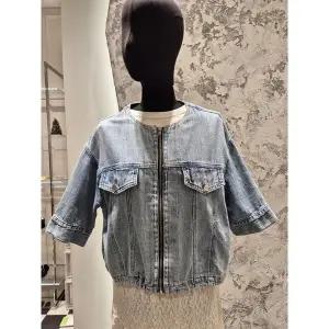 [시슬리](대전신세계)라운드 반팔 데님  집업 자켓 SADKE1531