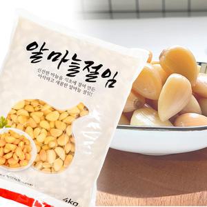 제이케이푸드 코우 알마늘절임 4kg 대용량 업소용 반찬 초마늘 마늘 짱아찌 짱아치