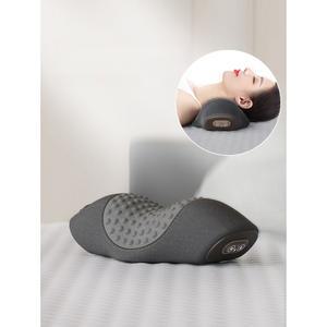 전동 온찜질 마사지 경추목 온열베개 온열 그레이 진동 견인 경추베개 베이직 수면용