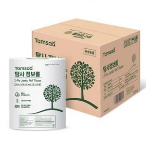 탐사 천연펄프 2겹 점보롤 150m, 16롤, 1개 one option