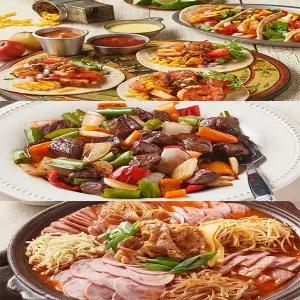 [후레쉬앤푸드]Fresh 밀키트 캠핑요리 간편식 인기세트 3종 (멕시칸타코파티팩+찹스테이크+우삼겹부대전골)