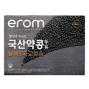 이롬 국산약콩 두유 블랙5곡 고칼슘 190ml 24개 1박스