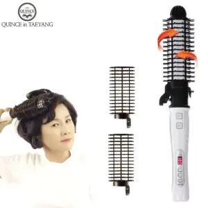 퀸스IN태양 오토롤링 브러쉬고데기 시즌1+헤어롤2개 자동회전 뽕뿌리볼륨 볼륨웨이브 해외겸용