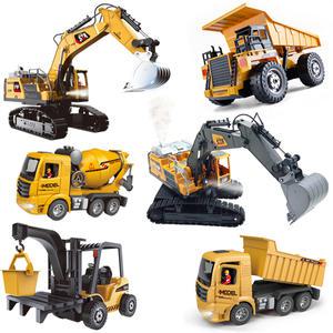 중장비 전동 RC 자동차 RC카 장난감 포크레인 굴삭기