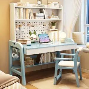 책상 140cm 다용도 높이조절 일체형 (WFHJIOA)