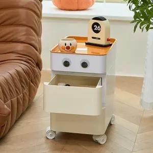 50cm 이동식 테이블 2단 감성 사이드 (WFHJGTI)