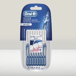 오랄비 치간칫솔 20입x2개