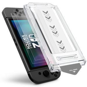 다이아큐브 닌텐도 스위치2 풀커버 2.5D 9H 고경도 자동먼지제거 부착키트 강화유리 액정보호필름 2매