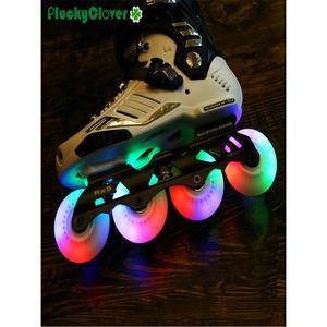 샤이닝 플래시 플린트 스톤 스파킹 익스트림 롤러 파이어 72MM옐로우4개입 인라인