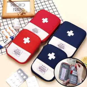구급약파우치 트레블 여행 캠핑 준비물 휴대용 수납 포켓 비상 약 연고 가방 파우치