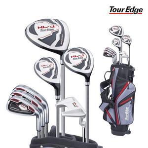 투어엣지 HL-J 주니어 클럽세트 [9-12세/레드] [7PCS+골프백]