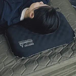 [살반]아이스 에어 캠핑 베개 휴대용 경량 두꺼운 베개 냉감