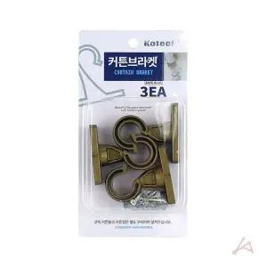 색상랜덤 브라켓 옛날 커튼 커튼봉고리 (WFGTI47)