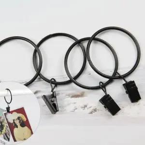 고리 커튼 연결 원형집게 집게 압축봉 커튼봉 블랙 1 (WFGTA27)