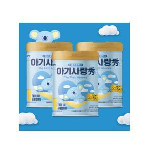 남양 분유 아기사랑수 1단계 800g X 3캔 신생아 아기