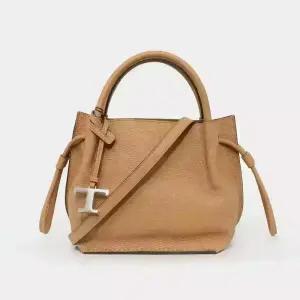 토즈 T로고 버즈 스트랩 스몰 토트 여성 버킷백 XBWBUZS9200WNTC811