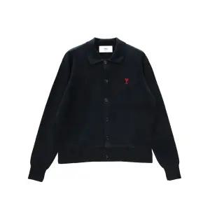 아미 스몰 하트 로고 남녀공용 가디건 HKC211 KN0025 001