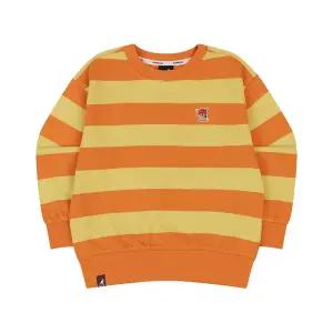 [캉골키즈](강남점)루 심볼 보더 스트라이프 스 셔츠 RC 0002 오렌지_ARCCMT00020OG