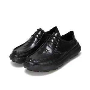 [BABARA][본사운영] 바바라 HOMME 소가죽 밴딩 남성로퍼 3cm_BMH104