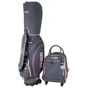 [PRGR] 프로기아 프리미엄 골프 캐디백 + 보스턴백 세트
