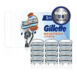[질레트]스킨텍 면도날 12입