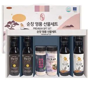 순창 명품 6종 선물세트 / 참지어간장 만능간장 핑크솔트 단체 답례품 명절 설선물