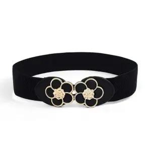 플라워 밴드벨트 블랙 재킷 밴딩 포인트 코트 자켓 원피스 패딩 재킷 허리띠 롱셔츠 코트