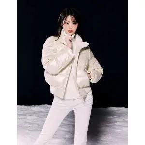 [아이더](신세계 사우스시티)[장원영착용] 크롭 숏 패딩 STOOKY P (스투키 P) 여성 구스 다운 자켓 :) ...