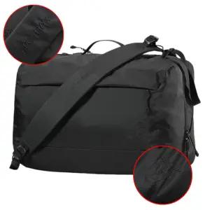 아크테릭스 이온 기어 오거나이저 크로스백 블랙 AG0FUX9036