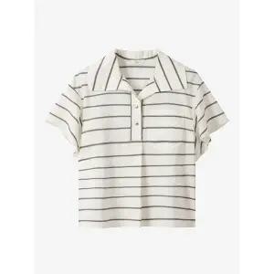 [ZOOC](천안아산점)스트라이프 카라 셔츠 Z252MSC028