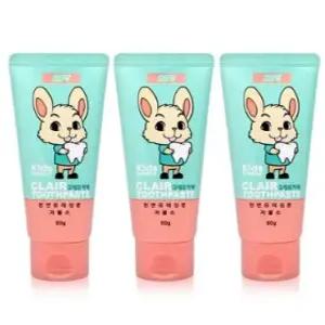 이엘메디텍 28탁 크레르 저불소 키즈치약, 60g, 3개