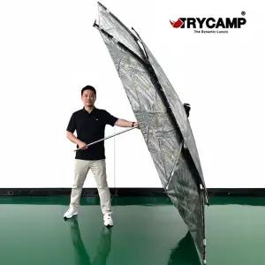 TRYCAMP 트라이캠프 2세대 파라솔 신상 정품 52인치, 55인치, 60인치 더블폴딩 접히는 낚시 파라솔, 경차수납가능 신상 정품 파란낚시