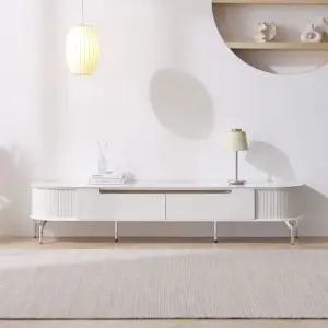 보루네오 마르체 몽스 라운드 세라믹 템바보드 거실장 2000 BVD014C (착불)