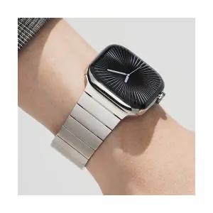 :매장정품: BUILTIN 애플워치 메탈 마그네틱 스트랩 울트라 링크브레이슬릿 티타늄 10 9 8 SE 198022 911RB