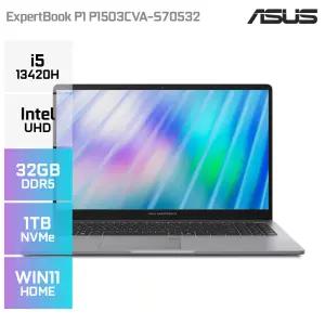 ASUS ExpertBook P1 P1503CVA-S70532 인텔i5 13420H 인강용 사무용 노트북 32GB 1TB WIN11 YO